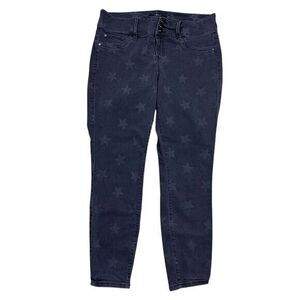Torrid Women's Size 16 Black Star Print‎ High Waist Skinny Jeans Plus Size